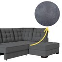 Ver imagem 7 de Sofá Canto Retrátil e Reclinável Munique Tamanho 220cm X 175cm