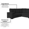 Sofá Canto Retrátil e Reclinável Munique Tamanho 220cm X 175cm - 8