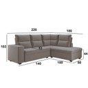 Ver imagem 4 de Sofá de Canto Tamanho 220cm x 175cm Arrruba Bege