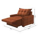 Ver imagem 4 de Poltrona do Papai Retratil e Reclinavel Dubai 85cm Veludo - Fortbello Estofados