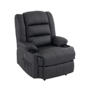Ver mais imagens de Poltrona do Papai Reclinavel Elétrica com Entrada Usb Corino Premium Preto