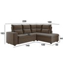 Ver imagem 4 de Sofá de Canto 5 Lugares 220cm x 180cm Arruba Marrom