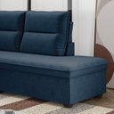 Ver imagem 5 de Sofá de Canto 5 Lugares 220cm x 180cm Arruba Azul