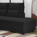 Ver imagem 5 de Sofá de Canto 5 Lugares 220cm x 180cm Arruba Preto