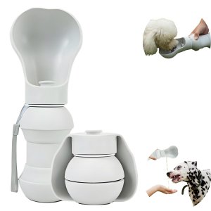 Bebedouro Portátil para Pets em Silicone - Prático e Ergonômico