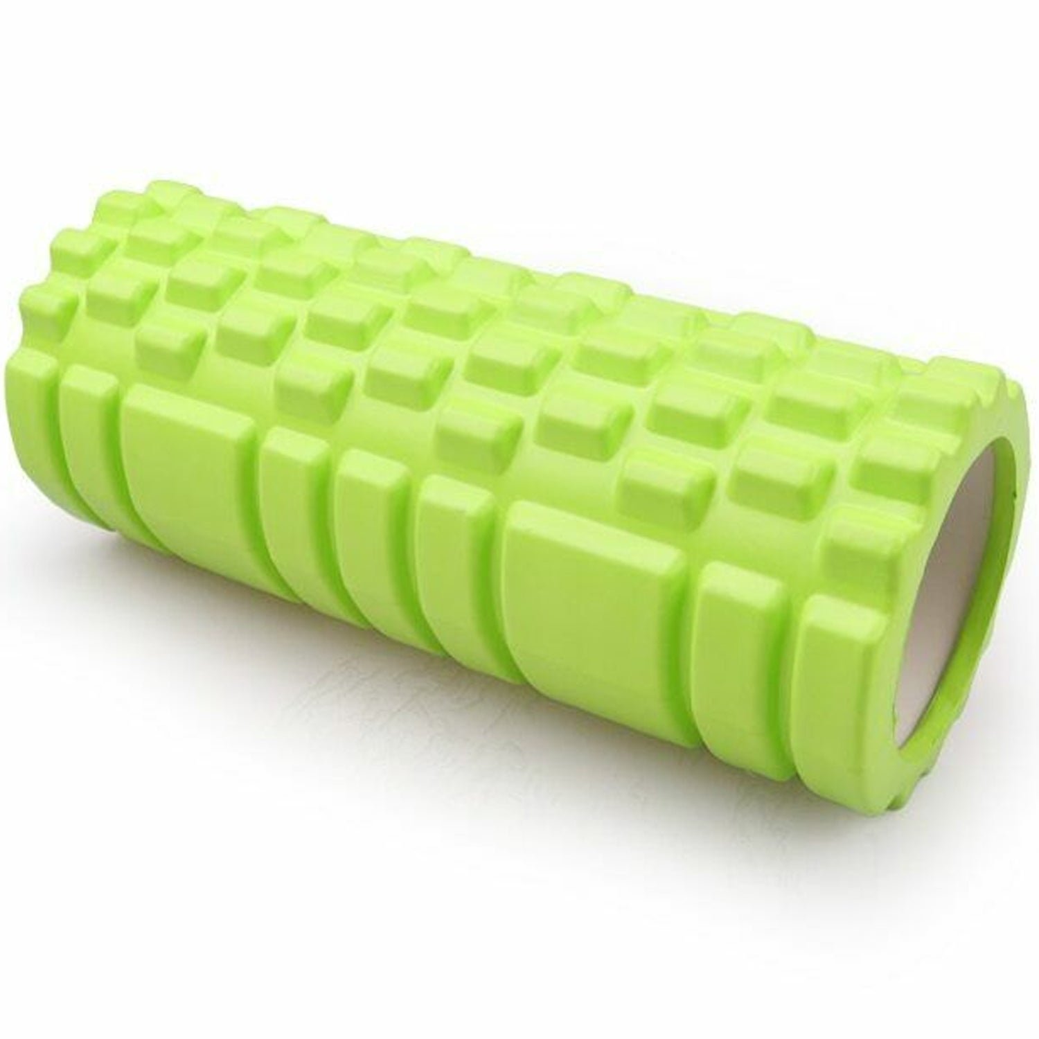 Rolo Massagem Foam Roller Libera O Miofascial Crossfit Yoga Pilates Verde Madeiramadeira