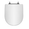 Assento Sanitário Poliéster para Louça Nexo (roca) Aço (reb. Oculto) Branco - 1