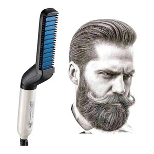 Pente Elétrico Chapinha Modelador Alisador de Barba e Cabelo