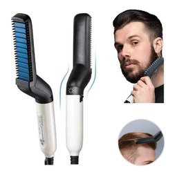 Pente Elétrico Chapinha Modelador Alisador de Barba e Cabelo - 2