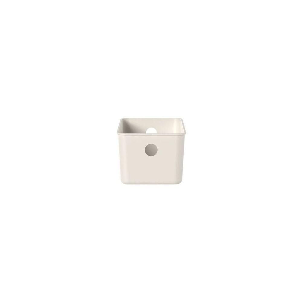 Cesto Organizador Multiuso Lavanderia Flow 34x15x13 Bege - 4
