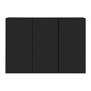 Ver imagem 2 de Aparador Buffet 3 Portas Veneza Multimóveis V1007 Preto Preto