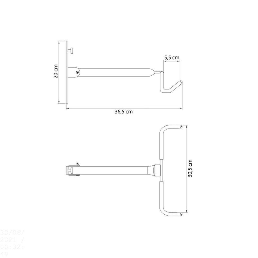 Suporte de Parede Horizontal Tramontina para Bicicletas Tramontina - 5