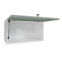 Ver imagem 4 de Armário Aéreo Planejado Porta Basculante 60cm Arizona CabeCasa MadeiraOriginals Verde/Branco/Menta