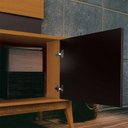 Ver imagem 6 de Rack com Painel Legacy 1.6 para TV 60 Polegadas Edn Preto/Cedro