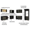 Ver imagem 5 de Cozinha Completa de Canto com Armário e Balcão Preto Reims