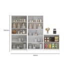 Ver imagem 5 de Armários Americanos para Cozinha 3 Peças Branco/Gelo