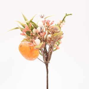 Kit 8 Ramos Artificiais Enfeite Páscoa Folhas e Ovinho 23cm