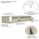 Ver imagem 4 de Rack Suspenso Pata Tvs até 50 Polegadas Line