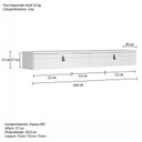 Ver imagem 4 de Rack Suspenso Pata Tvs até 50 Polegadas Line