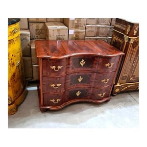 Cômoda Gaveteiro Antigo Luiz XV Bronze Imponente Formosa