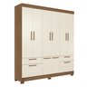 Guarda-roupa 8 Portas 4 Gavetas Mdp Curitiba - 4