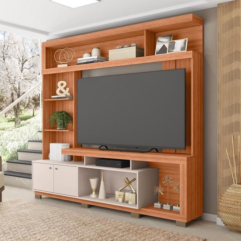 Estante Home Formosa Marrom para Tv até 65 Polegadas Caemmun