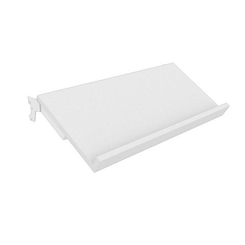 Prateleira Inclinada Calçados em MDF para Cremalheira 60x25cm Comac - Branco