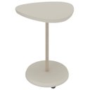 Ver imagem 3 de Mesa de Apoio Lateral Oval Bel Sala - 100% Mdf - Off White