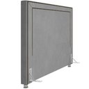 Ver imagem 5 de Cabeceira Cama Box Casal 160 Cm P05 Berlim Veludo Cinza - Lyam