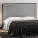 Ver imagem 4 de Cabeceira Cama Box Casal 160 Cm P05 Berlim Veludo Cinza - Lyam