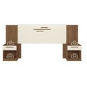 Ver imagem 4 de Cabeceira Casal com Gavetas Mdp Loanda