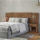 Ver imagem 2 de Cabeceira Casal com Gavetas Mdp Loanda