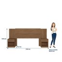 Ver imagem 6 de Cabeceira Casal com Gavetas Mdp Loanda