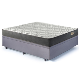 Cama Box Casal com Baú 138x188  com Colchão Adapto Ecoflex Molas Ensacadas Suede - 9