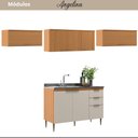 Ver imagem 2 de Cozinha Modulada 4 Peças 8 Portas 2 Gavetas Angelina - Off White
