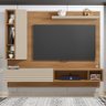 Painel Suspenso Action para TV até 75” Buriti/Off White - PR Móveis - 2