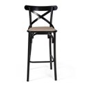 Ver imagem 3 de Kit 2 Banquetas Katrina em Aço Preto