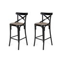 Ver imagem 1 de Kit 2 Banquetas Katrina em Aço Preto