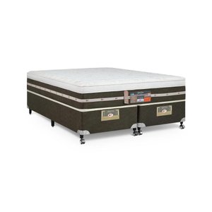 Cama Castor Queen Silver Star Air One Face Tecnopedic 158x198x59 + Box Castor