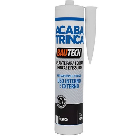 Bautech Selante Acaba Trinca 400 Gramas - 21691 - BAUTECH Bautech Selante Acaba Trinca 400g - 21691 