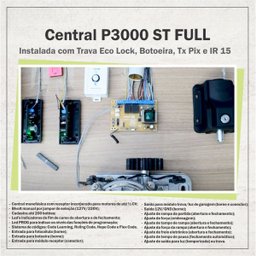 Central Placa de Comando Motor Portão P3000 St Full Ipec - 3