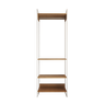 Modulo Closet Industrial Cabideiro Ferro Branco Amêndoa - 2