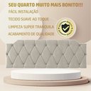 Ver imagem 2 de Cabeceira P/ Cama de Solteiro Kelly 0,90:areia