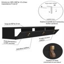 Ver imagem 5 de Rack Suspenso para Tv até 65 Polegadas 180cm Line