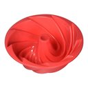 Ver imagem 1 de Forma Redonda de Silicone Flexível com Furo Vazada para Bolo