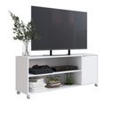 Ver imagem 5 de Rack com 1 Porta e Nichos para Televisor 55 Polegadas B57 Branco Emovell