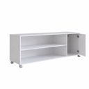 Ver imagem 3 de Rack com 1 Porta e Nichos para Televisor 55 Polegadas B57 Branco Emovell