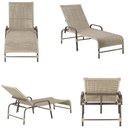 Ver imagem 5 de 02 Espreguiçadeiras Reclinável Catar Marrom Corda Náutica Trama Original