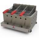 Ver imagem 1 de Fritador Fritadeira Retangular 1 Cuba Grande 10 Lts Óleo 03 Cestos Pr-30g - Progás