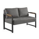 Ver imagem 1 de Poltrona 02 Lug Estilo Industrial Tecido Impermeável Ipanema